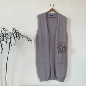 Long Knit Vest